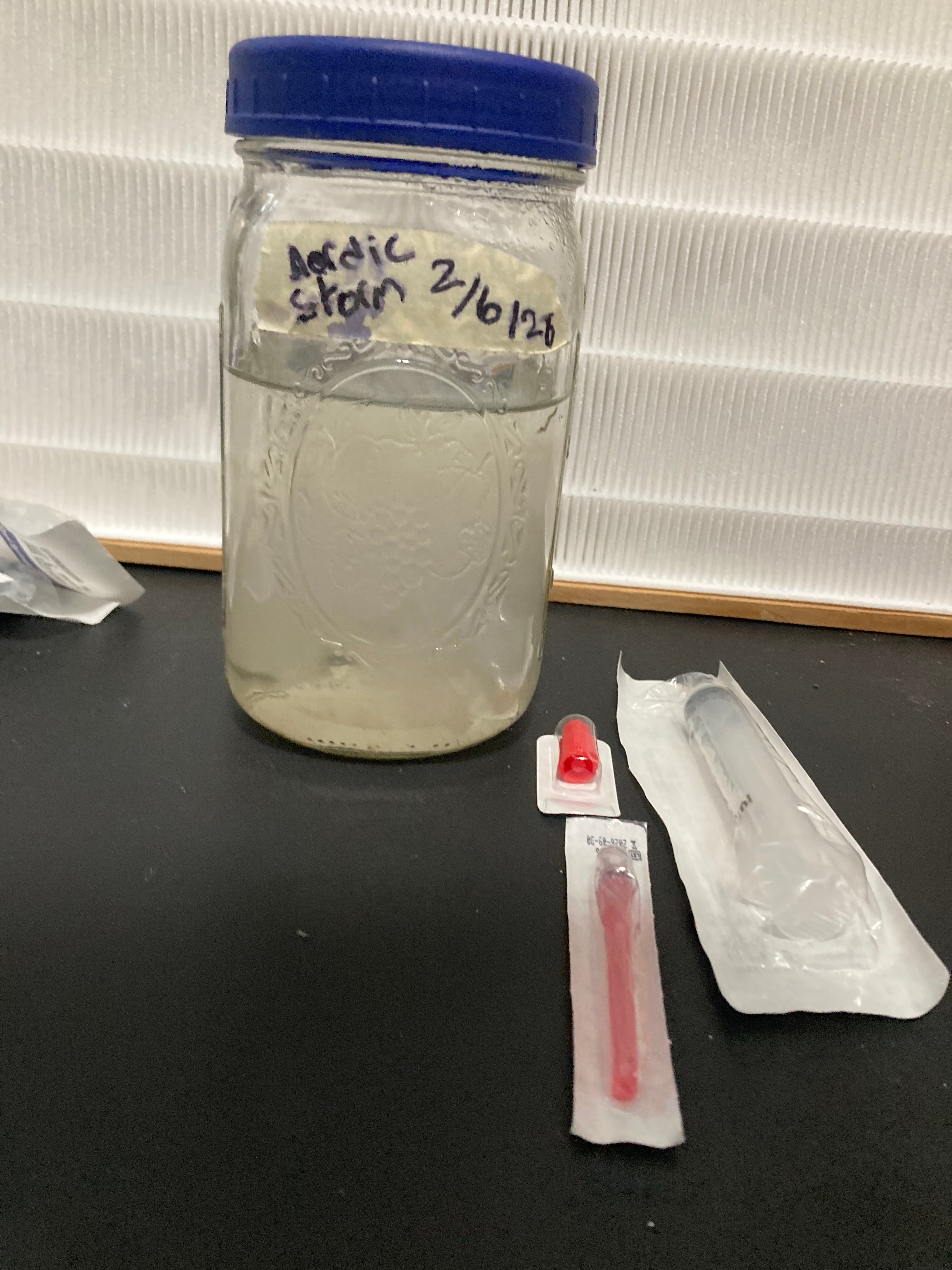 1x 10cc liquid culture syringe (Nordic Storm)